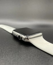 !Akku Neu! Apple Watch  (1. Generation) 42mm Sportarmband Weiß Series 0