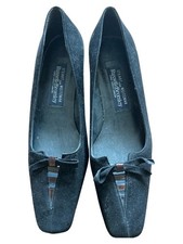 Russell & Bromley Slipper Damen Gr. 6.5 (EU 40) Schwarz Elegant Leder