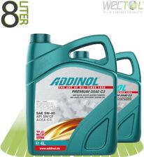 2x4 Liter Addinol Premium 0540 C3 5W-40 Motoröl für viele VW Audi MB BMW FIAT