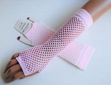 NETZHANDSCHUHE - STULPEN -ROSA