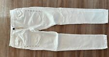 ♥ Lexxury Mega Coole Jeans Boyfriend Baggy S 36 weiss Steine Nieten ♥