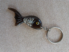 Schlüsselanhänger Koi Karpfen Fisch Angeln Handmade Sternzeichen Anhänger 10cm