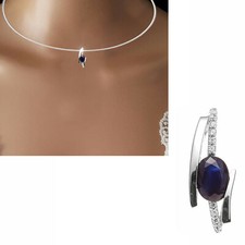 Anhänger 585 echt Weißgold