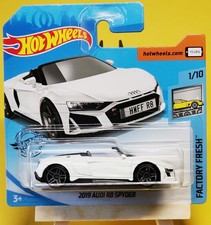 HOT WHEELS FACTORY FRESH "2019 AUDI R8 SPYDER" FARBE WEISS OVP UNGEÖFFNET!