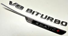 MERCEDES SL63 R232 / AMG V8 BITURBO 4 MATIC + EMBLEM BADGE SCHRIFTZUG ZEICHEN