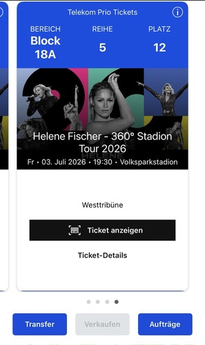 Helene fischer tickets 2026 - 4x,