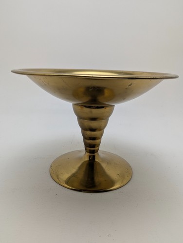 Große art deco messingschale - große,