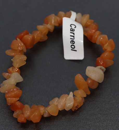 Hell orangenes carneol - hell, armband