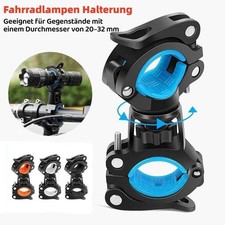 Fahrradlichthalterung Fahrradlampenhalter Taschenlampe Scheinwerferständer 360°