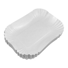 Weiße Pappschüsseln