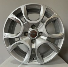 4 Alufelgen Kompatibel Mit OPEL Adam Agila Karl Meriva Corsa 15" TOP SILBER