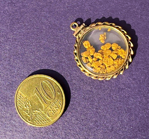 Vintage 14k gold - gold, pendant