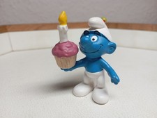 Schleich Schlumpf mit Kuchen