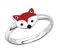 Kinder Ring Fuchs 925 Silber