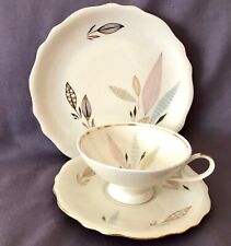 40/50er Jahre "Abstrakt Floral"  Kaffeegedeck  Sammeltasse SCHIRDING AG