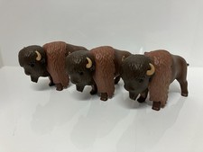 Playmobil 3x Büffel Bison
