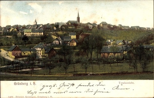 Grünberg hessen - ak,