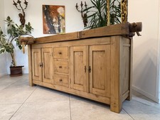 Urige Hobelbank Werkbank Pult