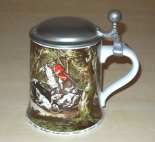 Kaiser Bierkrug mit Zinndeckel