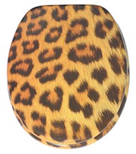 KLOBRILLE TOILETTENSITZ TOILETTENBRILLE WC BRILLE KLOSITZ WC BAD LEOPARDENFELL