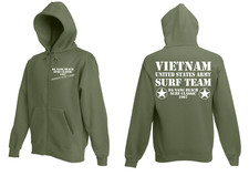 Charlie Don`t Surf US Army Vietnam 1967 Kapu Jacke Gr S-XXL USMC Marines NAM WK2