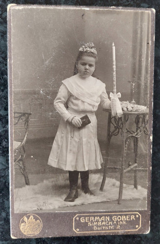 Cdv foto erstkommunion - foto,
