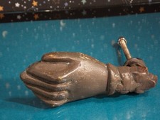 Türklopfer Hand Original Jugendstil  Bronze/Messing bronziert antik