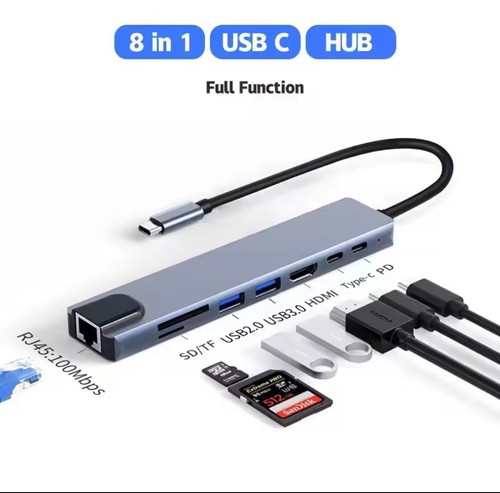 Usb hub 8 - hub, 8-in-1