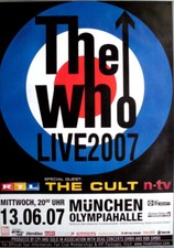 WHO, THE - 2007 - The Cult - Live in Concert Tour - Poster - München