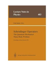Schrödinger Operatoren Das quantenmechanische Vielteilchenproblem: Tagungsband 