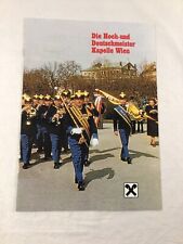 Konzert Programmheft 1970er