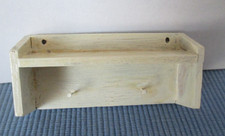 Wandregal  Holz  alt  Zubehör