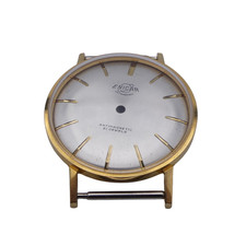 Enicar Ultrasonic 980 plattiertes Gehäuse + Zifferblatt - Case & Dial