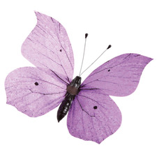 Schmetterling lila 30cm Ø Deko Schmetterling Attrappe Fake Dummy Frühlingsdeko