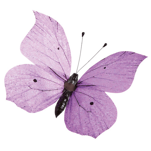 Schmetterling lila 30cm - , Ø