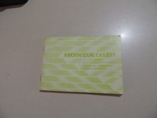 Fahrerhandbuch Honda CB 125 T Twin 1977 Betriebsanleitung Bordbuch