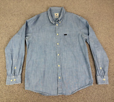 Lee Herren Jeans Hemd Regular Fit Gr. L blau #724