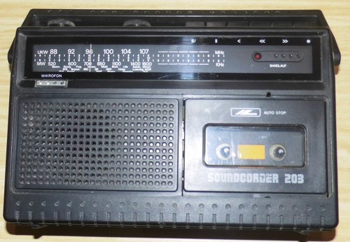 Soundcorder 203 radiorecorder - soundcorder,