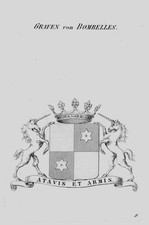 1820 - Bombelles Wappen Adel