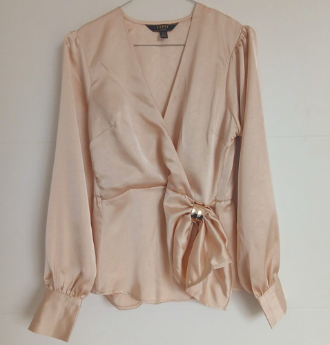 Lipsy satin bluse beige - lipsy, satin-bluse