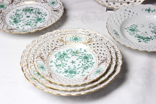Meissen durchbruchteller dekor - meissen,