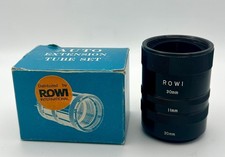 Rowi Auto Extension Tube Set M42 20/30/11mm Pentax Vintage Makro