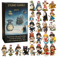2025 Classic Studio Ghibli Anime Advent Calendar 24 Days Collectibles Decoration