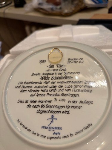 Fürstenberg porzellanteller - ,