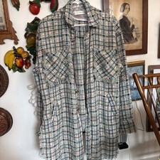 Faith Connexion Blue Tweed