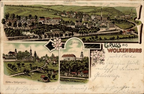 Litho wolkenburg kaufungen - wolkenburg,