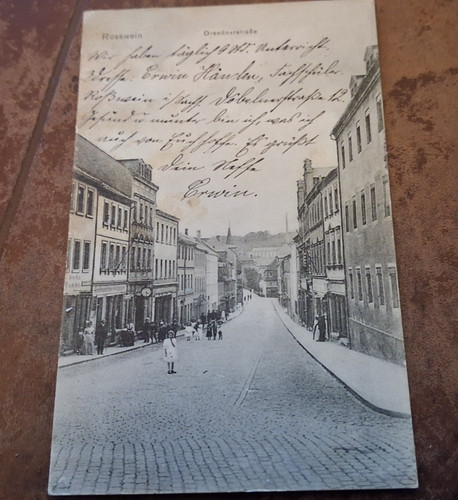 Rosswein dresdnerstraße - ak,