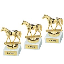 3 kleine Reiter-Pokale (Pferd)