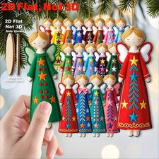 18 x bunte Engel  ca.12 cm in