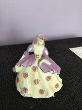 Coalport Fairest Flowers kleine Figur Stiefmütterchen Compton & Woodhouse